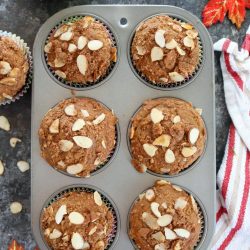 Apple Almond Crumb Muffins - Ruchiskitchen