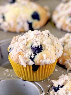 How to make Blueberry Muffins With Streusel Crumb Topping