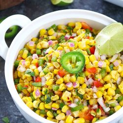 Colorful Corn Salsa - Ruchiskitchen