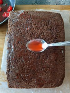 Step by Step Eggless Black forest pastry