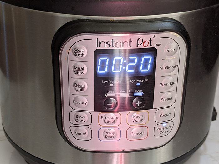 Instant pot timer