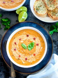 Instant Pot Creamy Sweet Potato And Carrot Soup - Ruchiskitchen