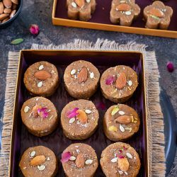 Urad dal pinni in a gifting box